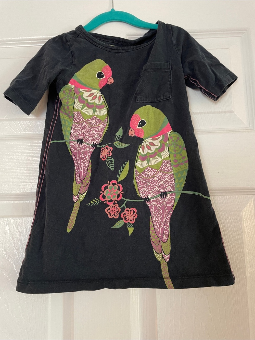 Long shirt/tunic lovebirds from Tea, size 4T